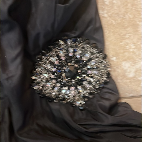 👗NWT Jovani Sz 2 sweetheart neck strapless mermaid ball gown black dress - Picture 4 of 16